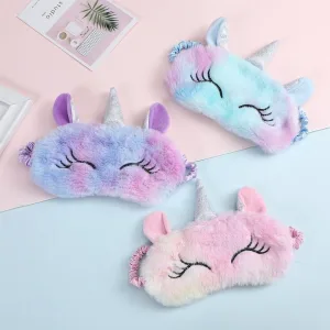 masque de sommeil licorne peluche