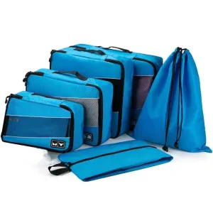 organisateurs de bagage lot de 6 pochettes