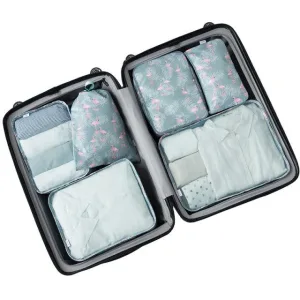 organisateurs de valise flamingo set de 6