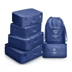 organisateurs de valise set de 6 pochettes