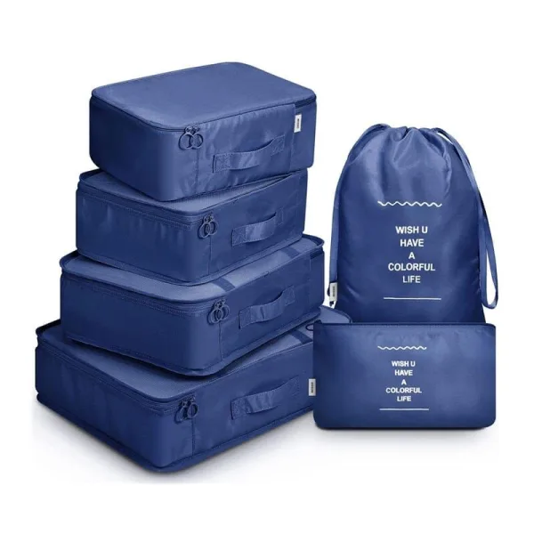 organisateurs de valise set de 6 pochettes
