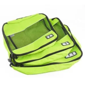 organisateurs de valise TravelBasics vert