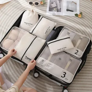 packing cubes de voyage