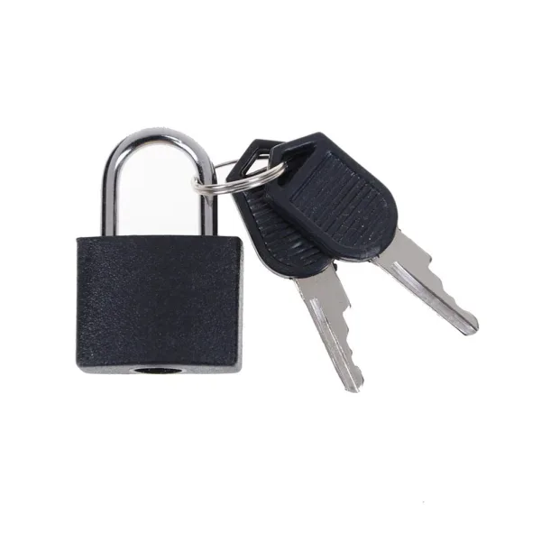 petit cadenas valise à clé noir