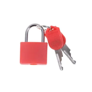 petit cadenas valise à clé rouge