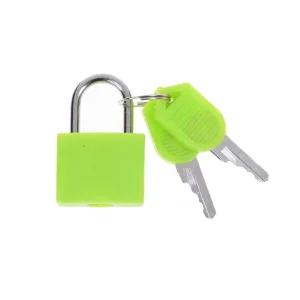 petit cadenas valise à clé vert