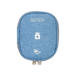 petite trousse à pharmacie voyage vide travel essential bleu