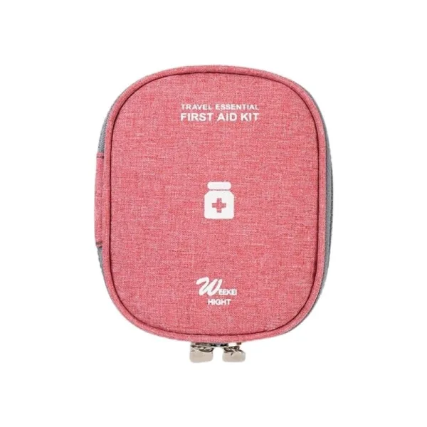 petite trousse à pharmacie voyage vide travel essential rouge