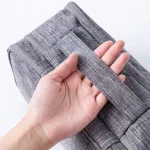 pochette compacte pour sous-vêtements de voyage gris