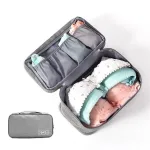 pochette de rangement pour sous-vêtements gris