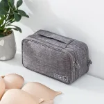 pochette sous-vêtements de voyage gris