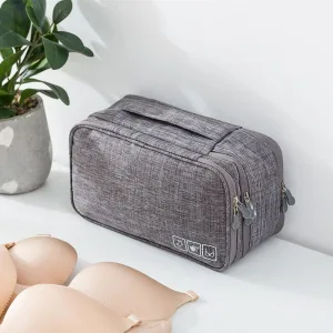 pochette sous-vêtements de voyage gris