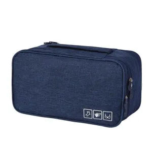 pochette sous-vêtements de voyage travelbasics bleu marine