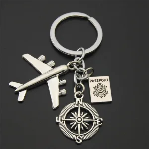Porte-Clés Avion <br>Globe-Trotter