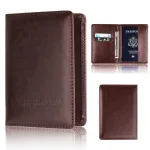 portefeuille en cuir pour passeport
