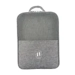 sac à chaussures de voyage travelbasics gris