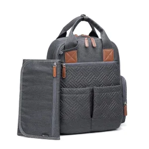 sac à dos à langer bébé avec tapis à langer