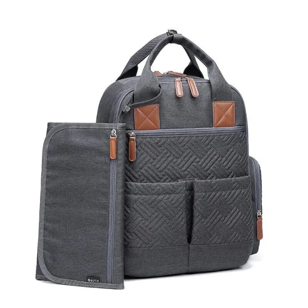 sac à dos à langer bébé avec tapis à langer