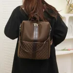 sac à dos chic en cuir véritable