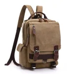 sac à dos de voyage en tissu rétro