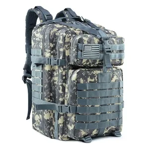 sac à dos de voyage militaire us army grey camo