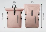 sac à dos ergonomique pour femmes avec roll top