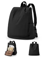 sac à dos femme en tissu résistant fermeture dorsale