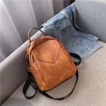 sac à dos femme style vintage marron