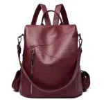 sac à dos femme tendance avec fermeture dos