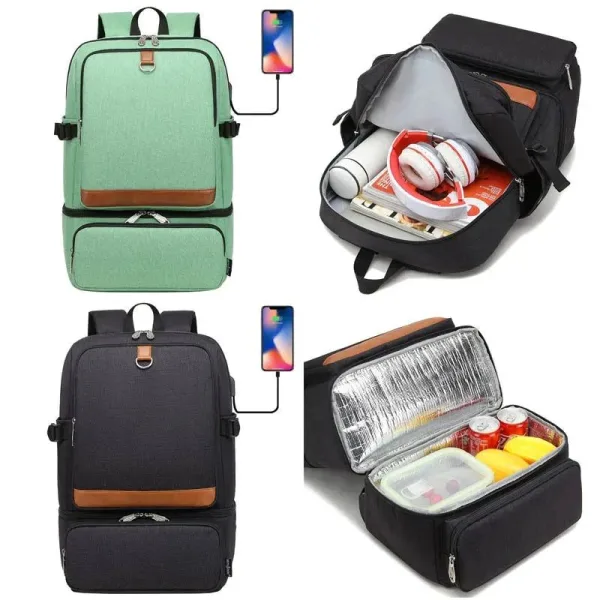 sac à dos ordinateur avec compartiment isotherme