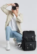 sac à dos photo avec accessoires