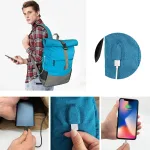 sac à dos pratique commuter roll-top