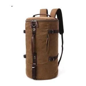 sac à dos vintage toile canvas convertible