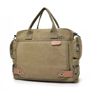 sac bandoulière messenger homme toile vintage