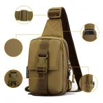 sac de poitrine homme avec plusieurs poches