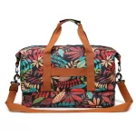 sac de voyage en tissu fleuri
