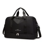 sac de voyage femme avec compartiment chaussures noir