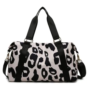 sac de voyage femme léopard