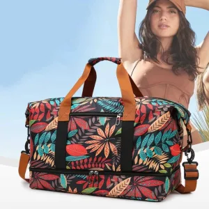 sac de voyage fleuri