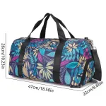 sac de voyage fleuri pour femme