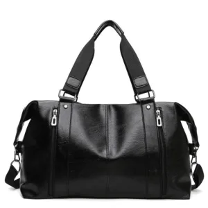 sac de voyage lisse noir