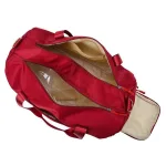 sac de voyage rouge compartiment pour chaussures