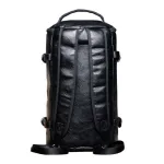 sac de voyage vintage en cuir noir