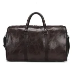 sac de voyage vintage marron foncé