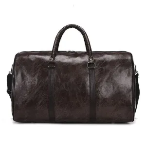 sac de voyage vintage marron foncé