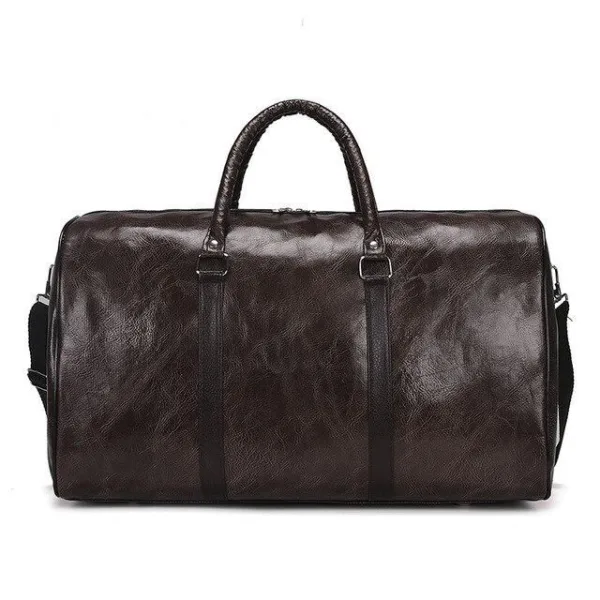 sac de voyage vintage marron foncé