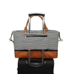 sac élégant rayures marines pour week-end