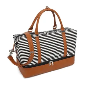 sac femme rayé pour voyage