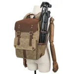 sac photo en cuir vintage explorer