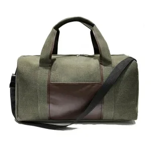 sac polochon en toile vintage